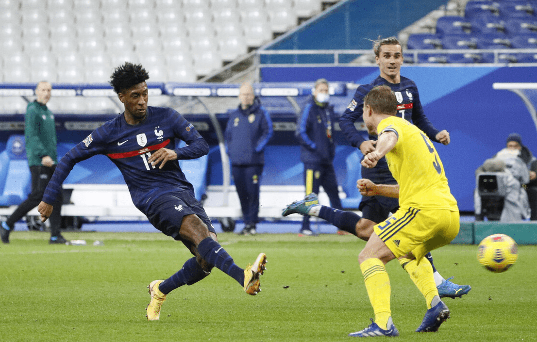 瑞典逆转乌拉圭，科曼统治全场的简单介绍