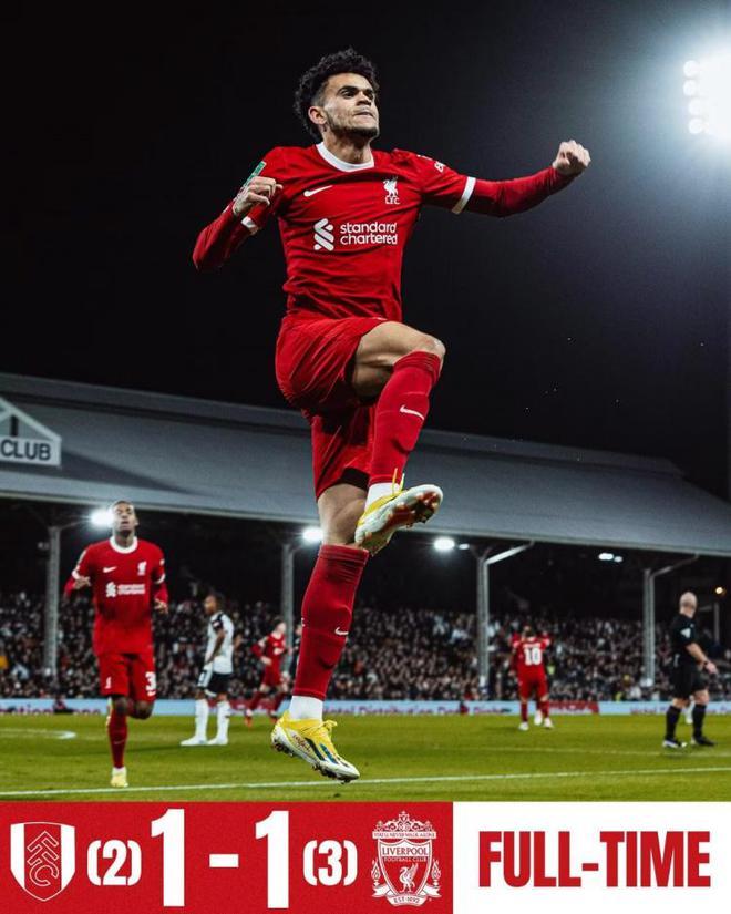 利物浦击败富勒姆,豪取9分领先 利物浦击败富勒姆,豪取9分领先